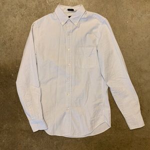 Men’s XS Slim Blue/White Oxford button down